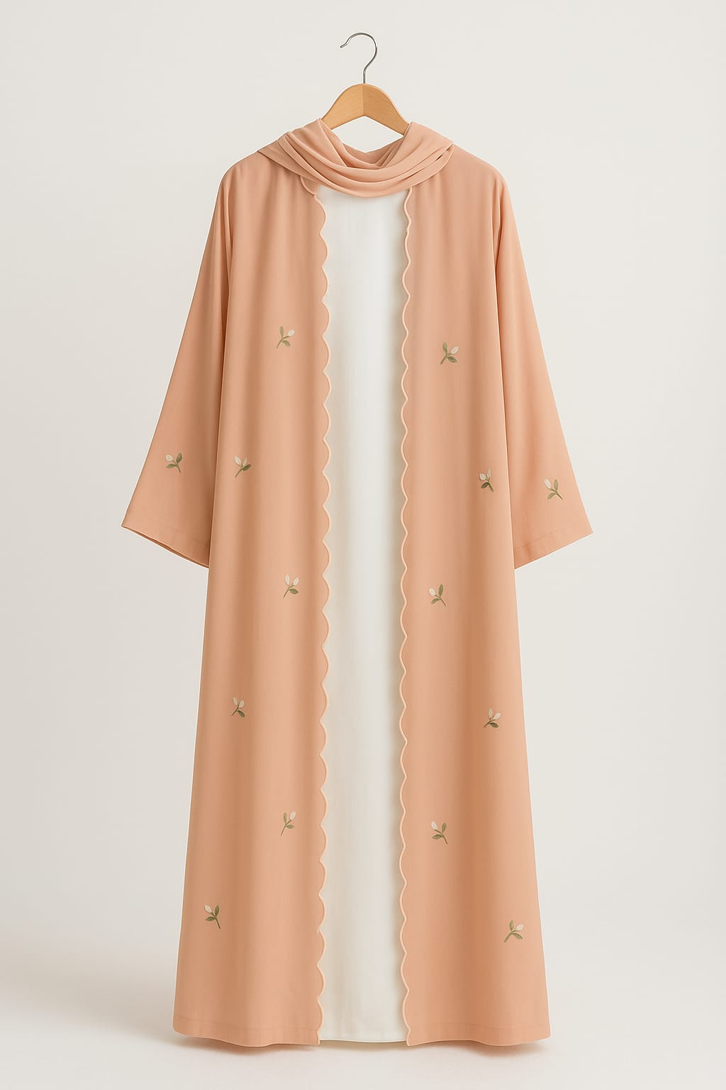 Abaya Ladies Floral Embroidered Kimono