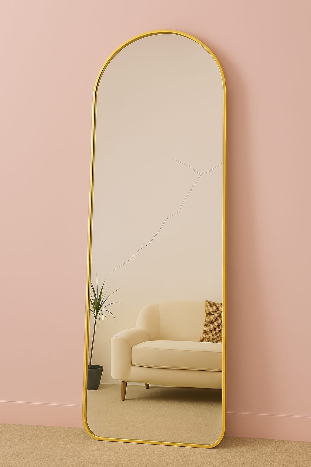 Full Body Floor-to-Ceiling Wall Hanging Mirror for Home & Store